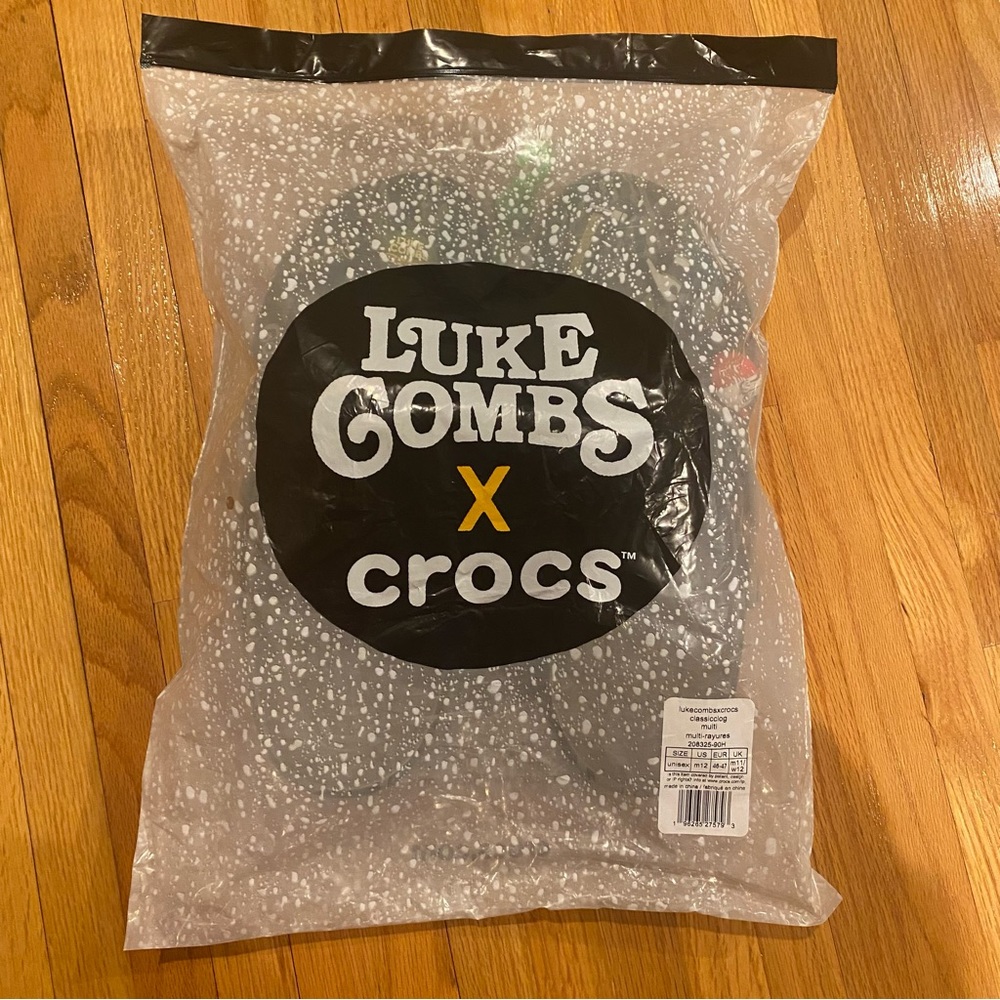 Luke Combs X Crocs Bootleggers 2022 Realtree camo clog men”s size 12 - Picture 2 of 13